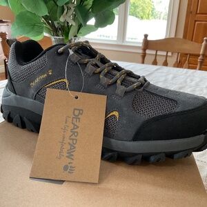 BEARPAW BLAZE HIKING SHOE MEN SIZE 9 CHARCOAL/MELON NIB